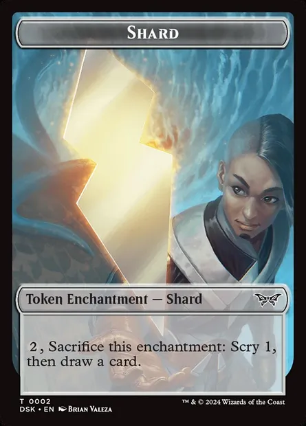 Shard, Magic card TDSK 2 — Duskmourn: House of Horror Tokens set