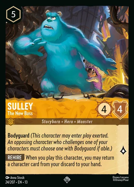 Sulley - The New Boss, Disney Lorcana card CH13-024 — Attack of the Vine! set