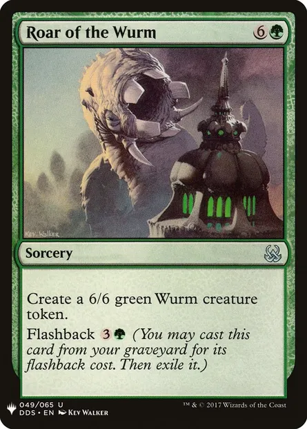 Roar of the Wurm, Magic card PLST DDS-49 — The List set