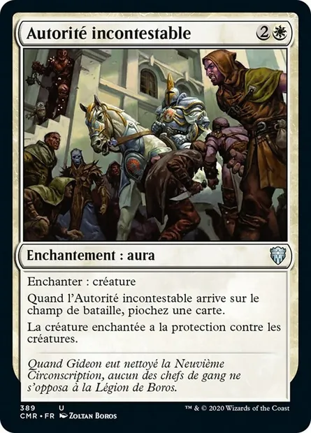 Autorité incontestable, carte Magic CMR 389 — extension Commander Legends