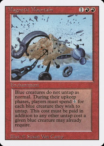 Magnetic Mountain, Magic card 3ED 163 — Revised Edition set