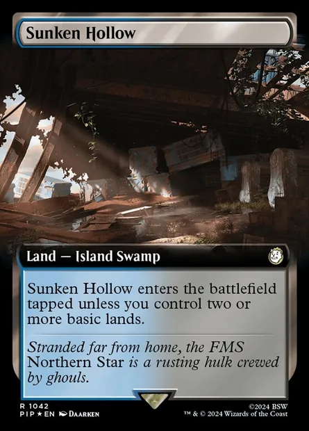 Sunken Hollow, Magic card PIP 1042 — Fallout set