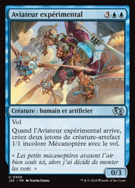 Aviateur expérimental, carte Magic J25 309 — extension Foundations Jumpstart