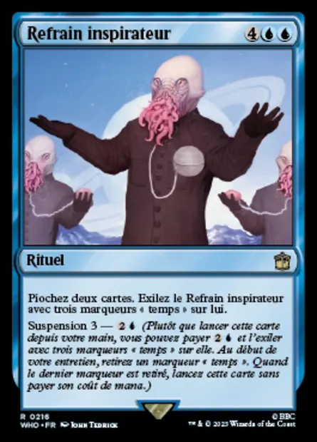 Refrain inspirateur, carte Magic WHO 216 — extension Doctor Who