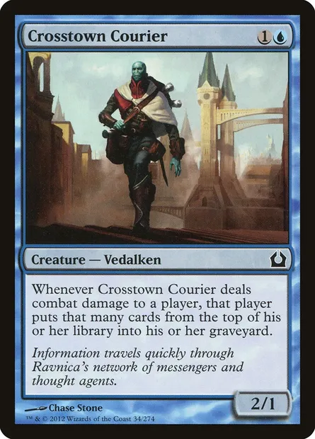 Crosstown Courier, Magic card RTR 34 — Return to Ravnica set