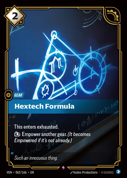 Hextech Formula, Riftbound card VEN 062 — Vendetta set