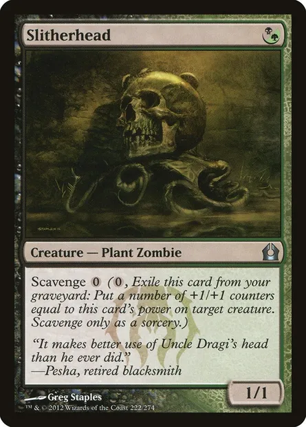 Slitherhead, Magic card RTR 222 — Return to Ravnica set