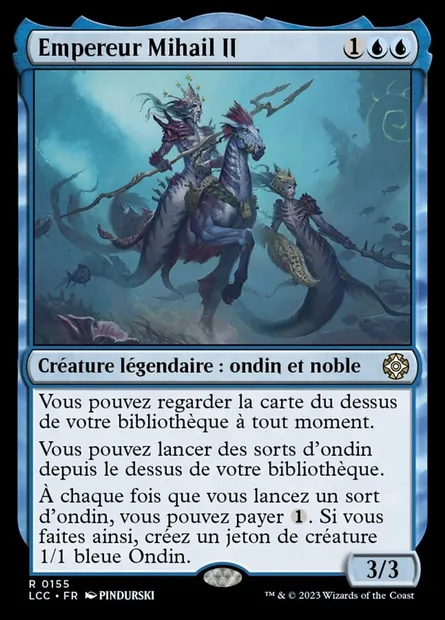 Empereur Mihail II, carte Magic LCC 155 — extension The Lost Caverns of Ixalan Commander