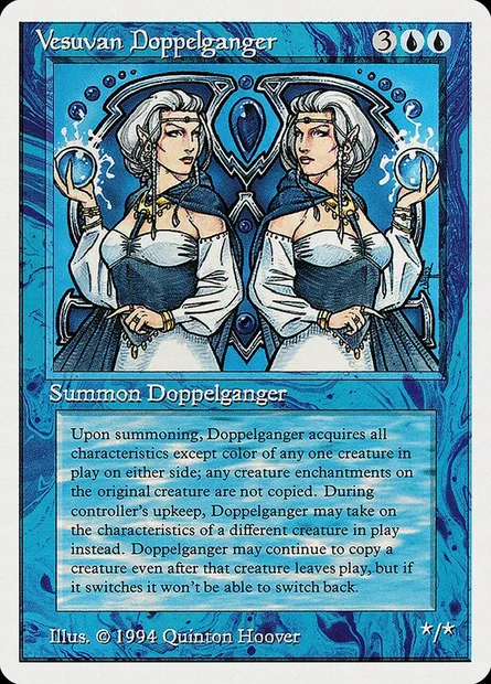 Vesuvan Doppelganger, Magic card SUM 88 — Summer Magic / Edgar set