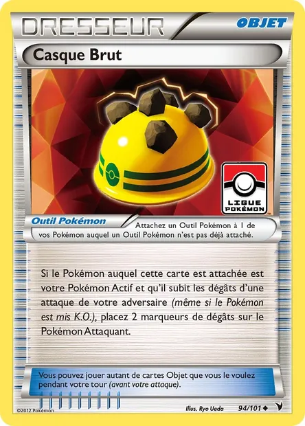 Casque Brut, carte Pokémon NVI 94 — extension Nobles Victoires
