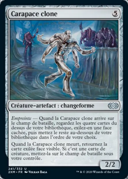 Carapace clone, carte Magic 2XM 241 — extension Double Masters