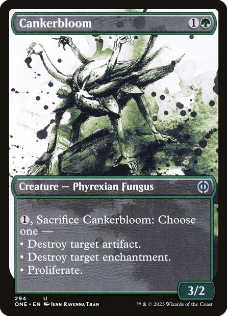 Cankerbloom, Magic card ONE 294 — Phyrexia: All Will Be One set