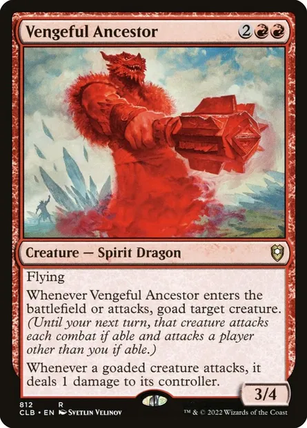 Vengeful Ancestor, Magic card CLB 812 — Commander Legends: Battle for Baldur's Gate set