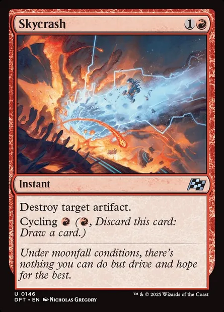 Skycrash, Magic card DFT 146 — Aetherdrift set