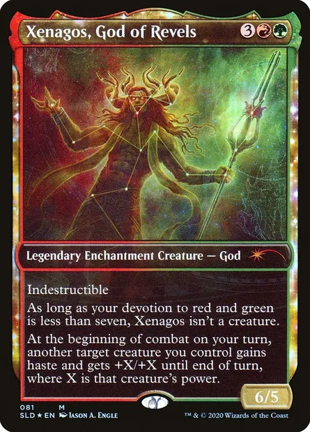 Xenagos, God of Revels, Magic card SLD 81 — Secret Lair Drop set