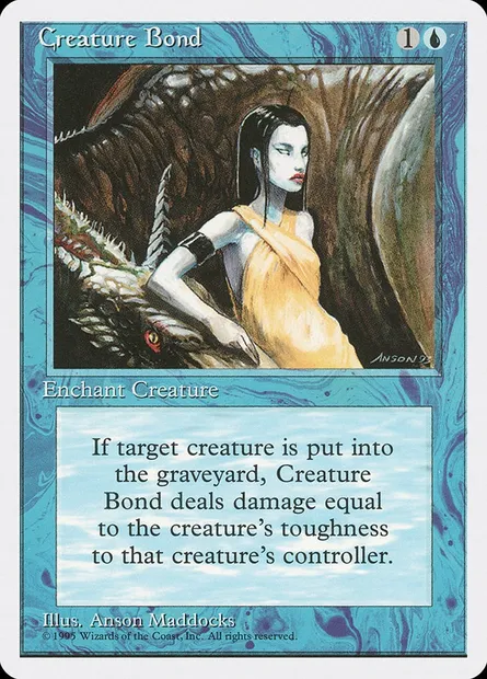 Creature Bond, Magic card 4ED 66 — Fourth Edition set