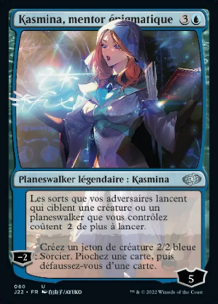 Kasmina, mentor énigmatique, carte Magic J22 60 — extension Jumpstart 2022