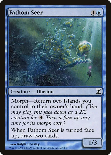 Fathom Seer, Magic card TSP 62 — Time Spiral set