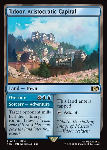Jidoor, Aristocratic Capital // Overture, Magic card FIN 284 — Final Fantasy set