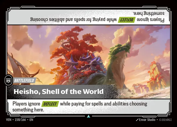 Heisho, Shell of the World, carte Riftbound VEN 158 — extension Vendetta