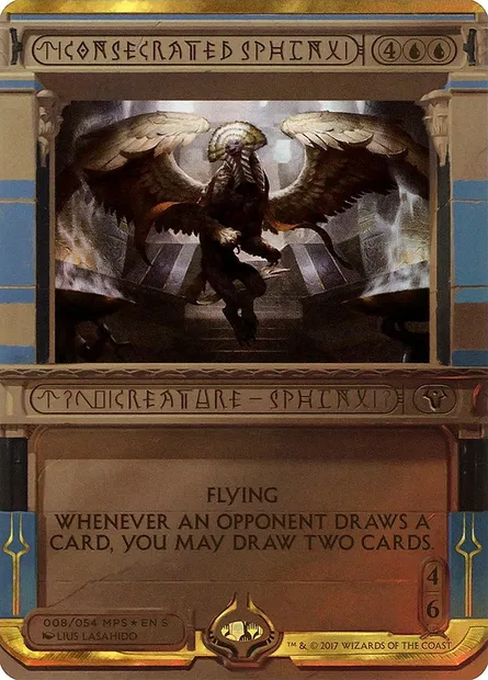 Consecrated Sphinx, Magic card MP2 8 — Amonkhet Invocations set