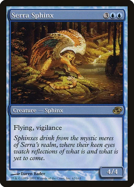 Serra Sphinx, Magic card PLC 62 — Planar Chaos set