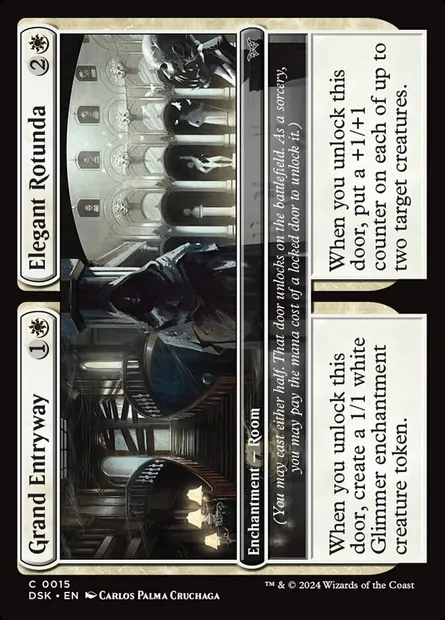 Grand Entryway // Elegant Rotunda, Magic card DSK 15 — Duskmourn: House of Horror set