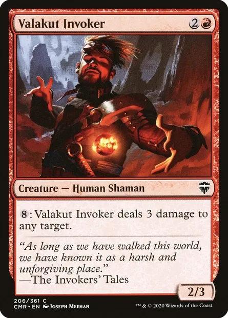 Valakut Invoker, Magic card CMR 206 — Commander Legends set