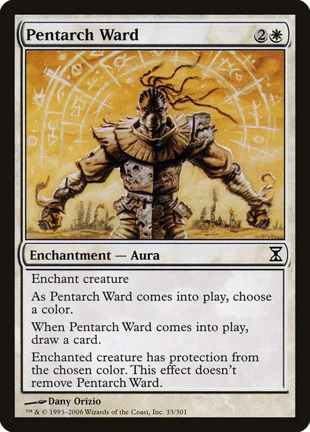 Pentarch Ward, Magic card TSP 33 — Time Spiral set