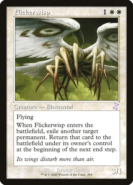 Flickerwisp, Magic card TSR 294 — Time Spiral Remastered set