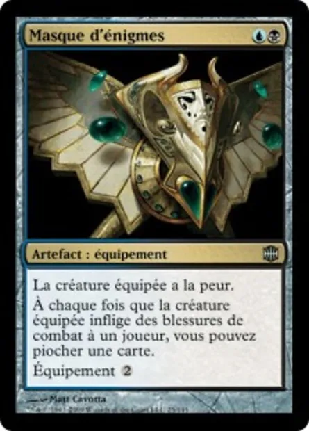 Masque d'énigmes, carte Magic ARB 25 — extension La Renaissance d'Alara