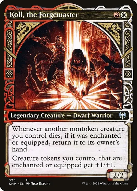 Koll, the Forgemaster, Magic card KHM 325 — Kaldheim set
