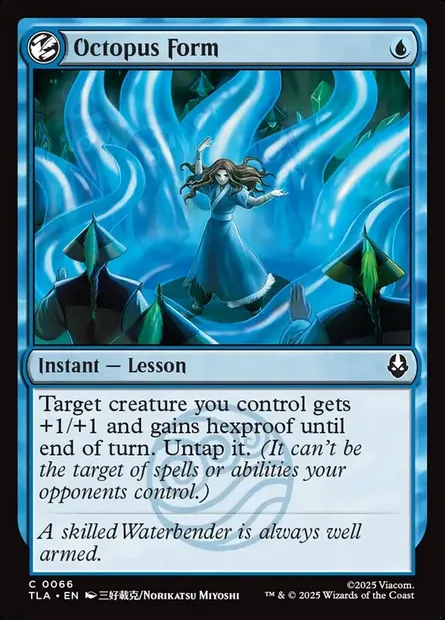 Octopus Form, Magic card TLA 66 — Avatar: The Last Airbender set