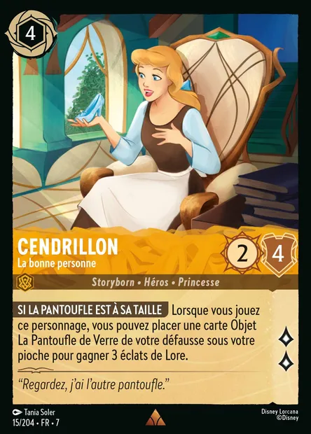 Cendrillon - La bonne personne, carte Disney Lorcana CH7-015 — extension L'île d'Archazia