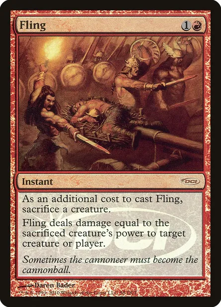 Fling, Magic card DCI 50 — DCI Promos set