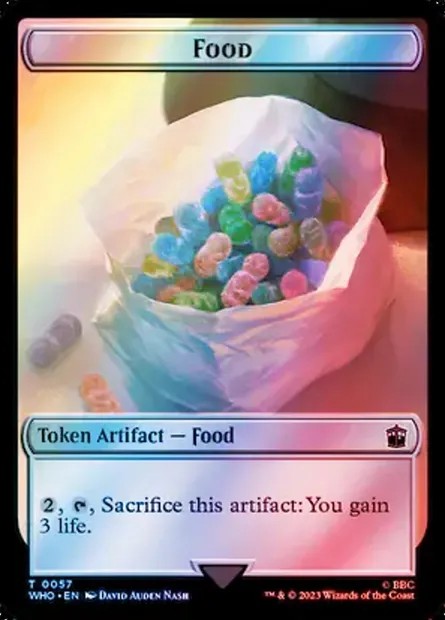 Food, Magic card TWHO 57 — Doctor Who Tokens set