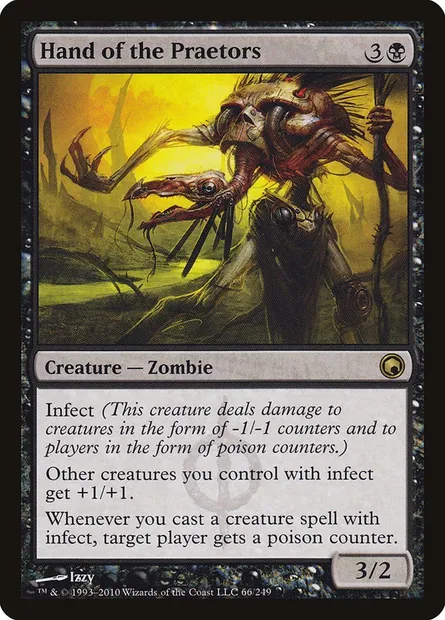 Hand of the Praetors, Magic card SOM 66 — Scars of Mirrodin set