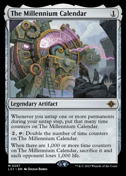 The Millennium Calendar, Magic card PLCI 257p — The Lost Caverns of Ixalan Promos set