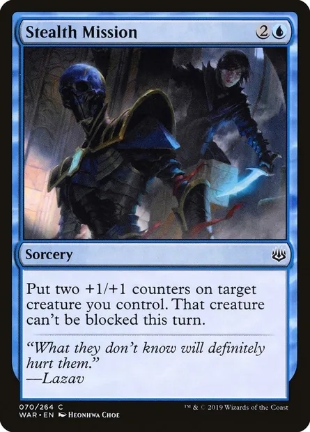 Stealth Mission, Magic card WAR 70 — War of the Spark set