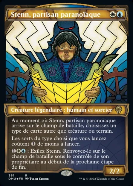 Stenn, partisan paranoïaque, carte Magic DMU 361 — extension Dominaria Uni
