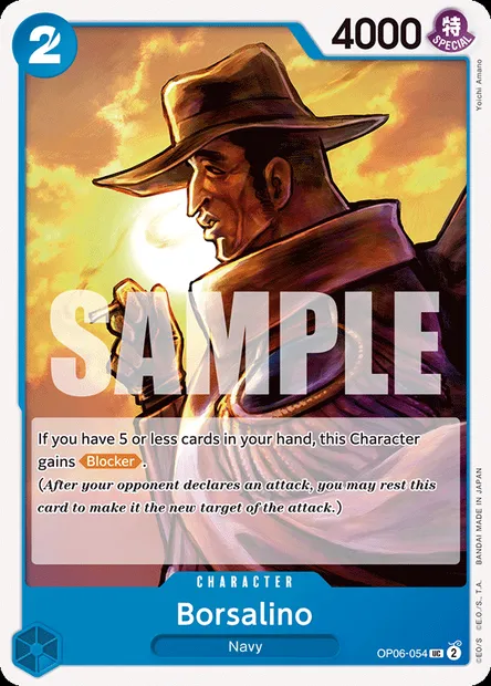 Borsalino, carte One Piece OP06-054 — extension ONE PIECE CARD THE BEST