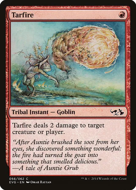 Tarfire, Magic card EVG 56 — Duel Decks Anthology: Elves vs. Goblins set