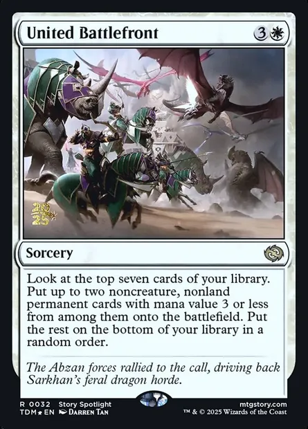 United Battlefront, Magic card PTDM 32s — Tarkir: Dragonstorm Promos set