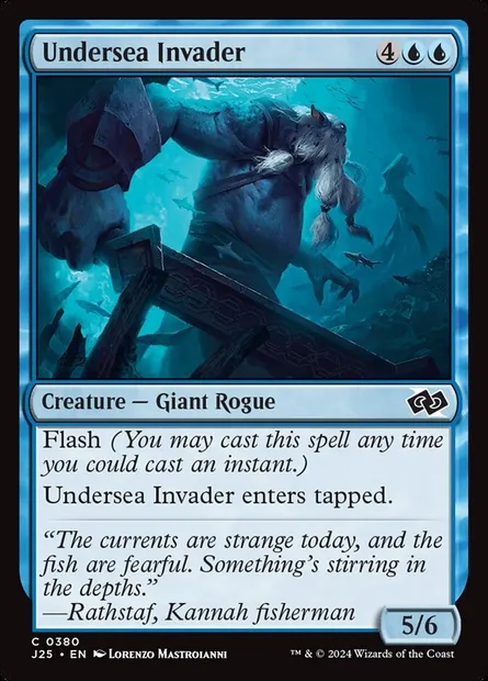 Undersea Invader, Magic card J25 380 — Foundations Jumpstart set