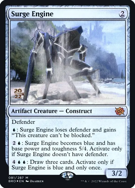 Surge Engine, Magic card PBRO 81s — The Brothers' War Promos set