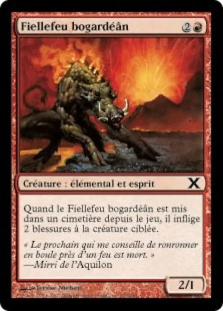 Fiellefeu bogardéân, carte Magic 10E 193 — extension Dixième édition