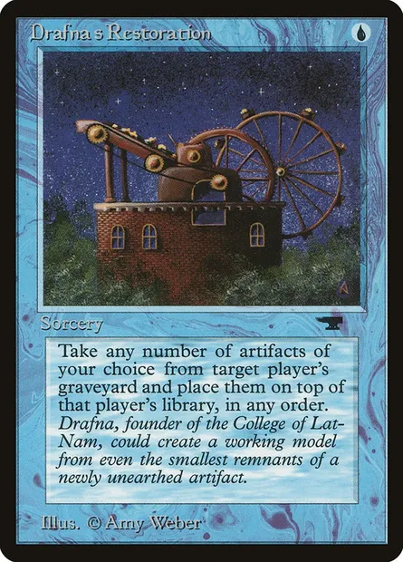 Drafna's Restoration, Magic card ATQ 8 — Antiquities set