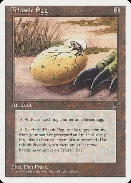 Triassic Egg, Magic card CHR 110 — Chronicles set