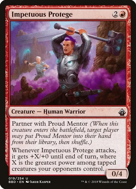 Impetuous Protege, Magic card BBD 19 — Battlebond set
