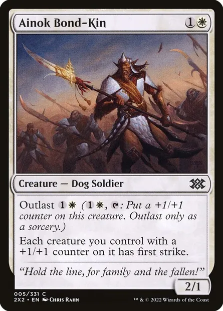 Ainok Bond-Kin, Magic card 2X2 5 — Double Masters 2022 set